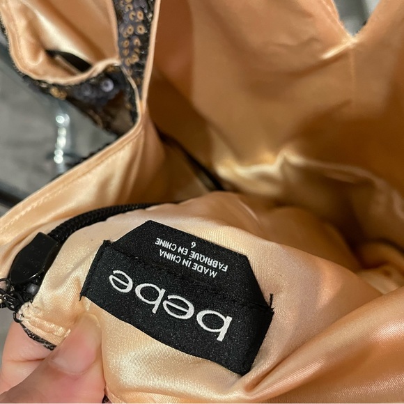 Bebe Sequin Fit & Flare Sequin Bebe - Picture 11 of 11